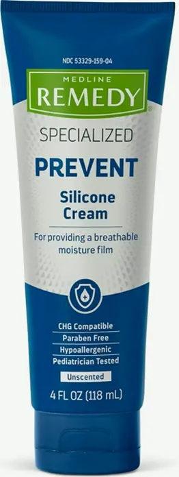 Medline Silicone Cream, Unscented, 4 oz