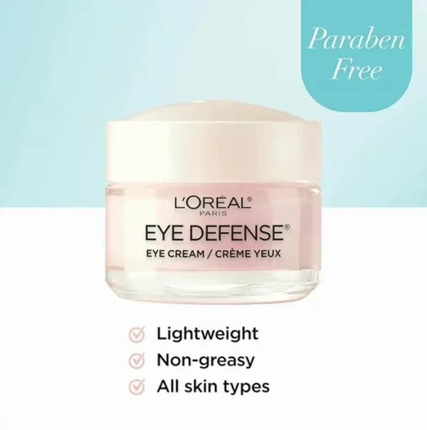 L'Oreal Eye Defense Cream with Caffeine & HA 0.5 oz