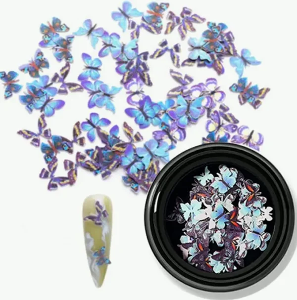 Insect Three-Dimensional Nail Stickers Set - 100 Pieces