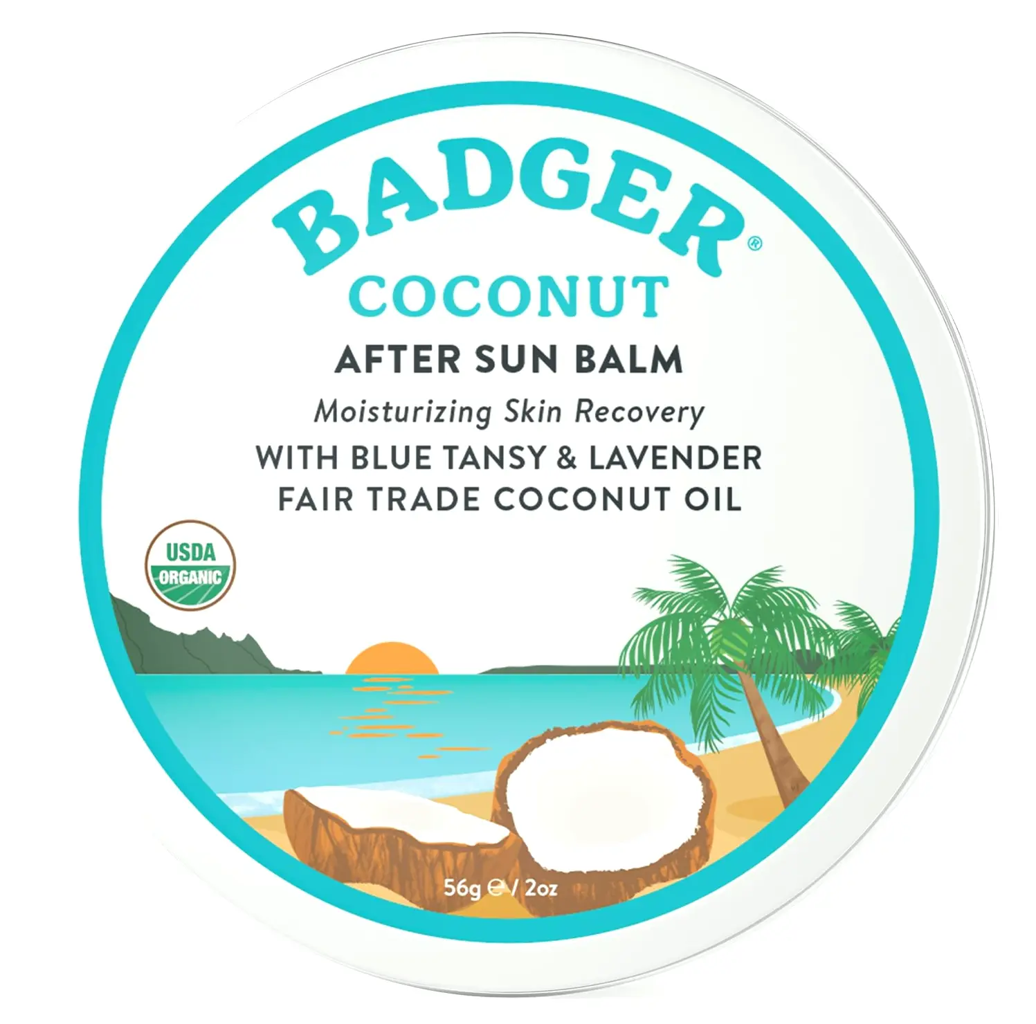 Badger's Coconut After Sun Rescue, 2 oz