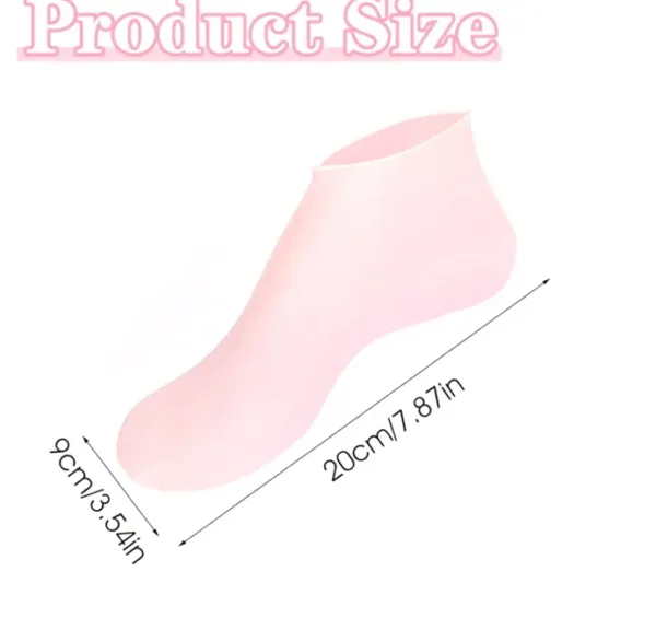 2 Pairs Silicone Socks for Women