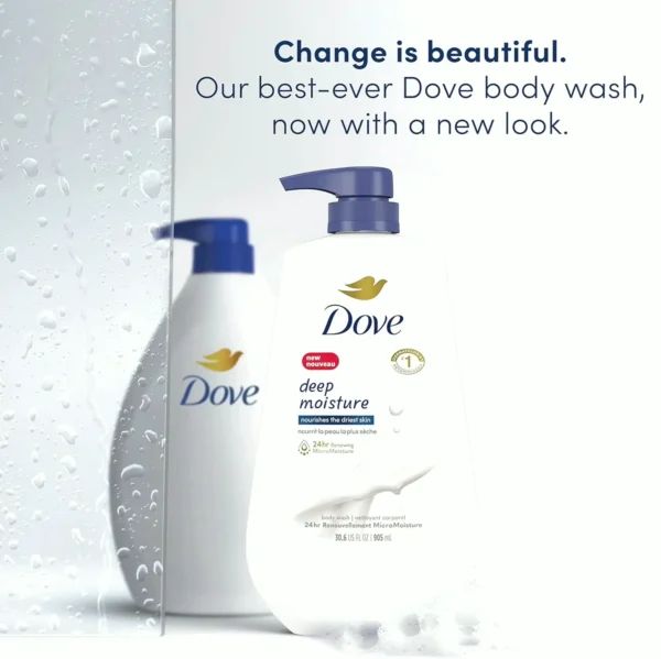 Dove's Deep Moisture Body Wash with Dispenser - 30.6 oz