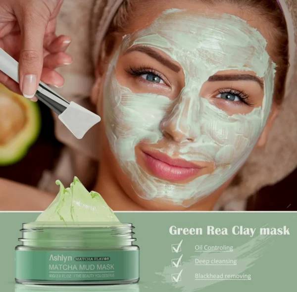 Ashlyn Three Piece Facial Mask Kit, Herbal Tea Floral Skin Masks Set