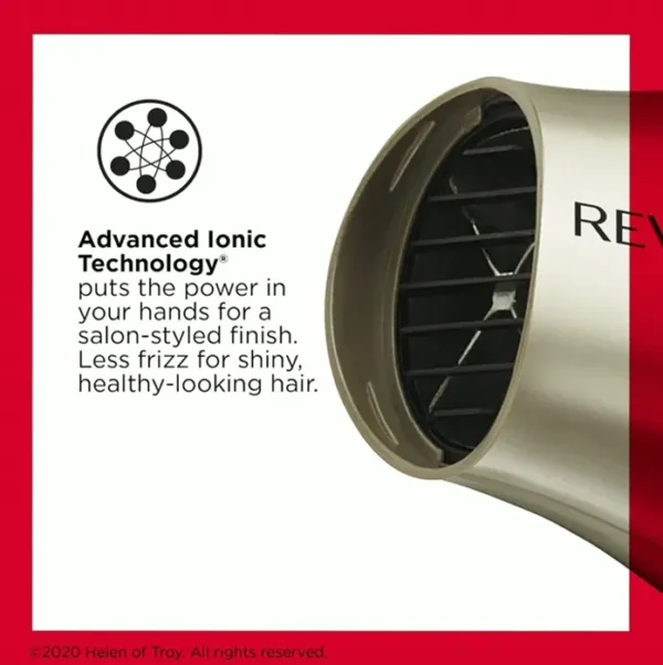 Revlon 1875-Watt Compact Foldable Grip Hair Dryer | Ideal for Travel