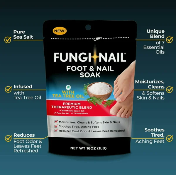 Fungi-Nail Foot & Nail Bath with Botanical Oils - Hydrate & Calm Aching Toes