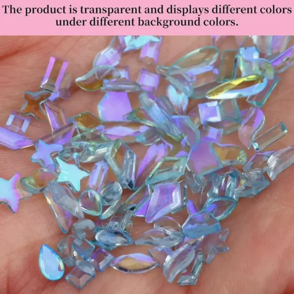 Aurora Nail Rhinestones Assorted Forms