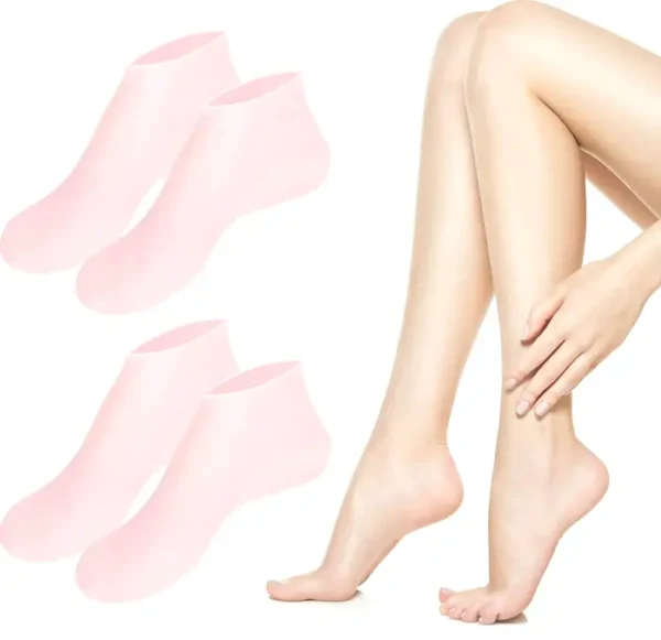 2 Pairs Silicone Socks for Women