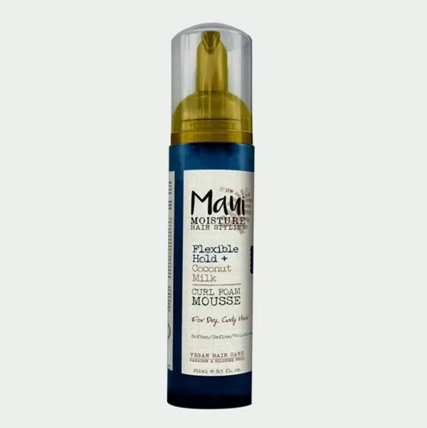 Maui Moisture Versatile Styling Foam Ideal for Curly Hair, 8.5 fluid ounces