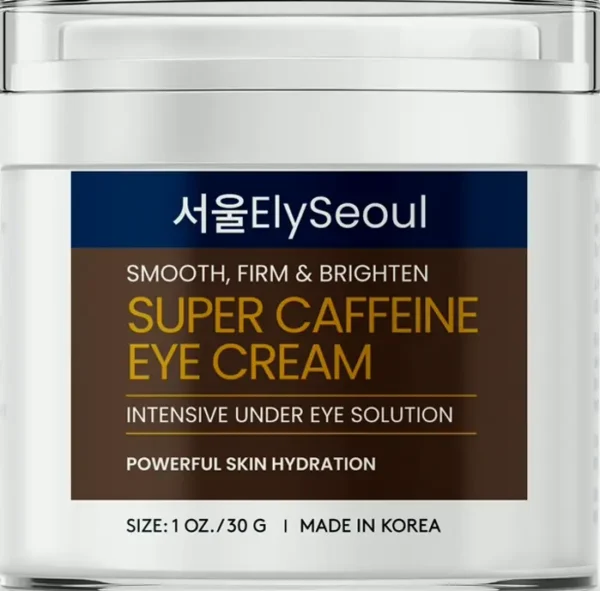 Premium Caffeine Eye Cream: Anti-Wrinkle Treatment, Revitalizes Under Eyes