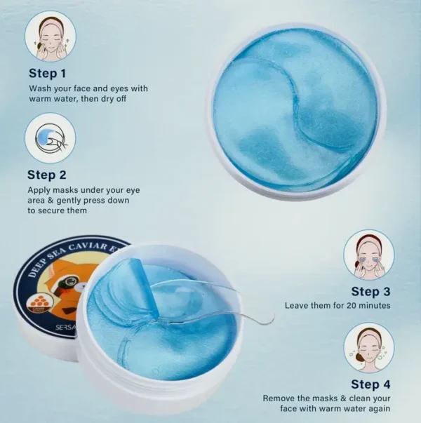 Under-eye Masks Wrinkles Reduction, 60 Pairs