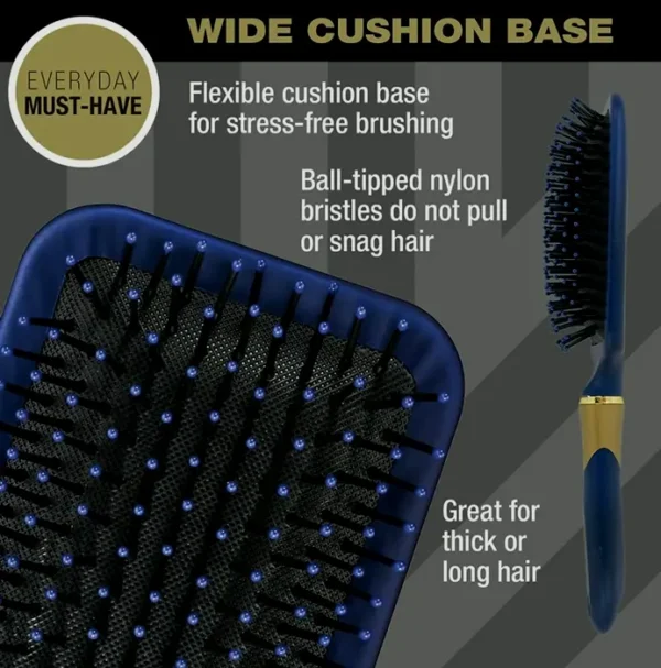 Velvet Hair: Untangling Paddle Comb for All Hair Textures