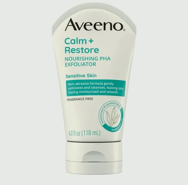 Aveeno Calm + Restore Nourishing Facial Scrub, 4 fl. Oz