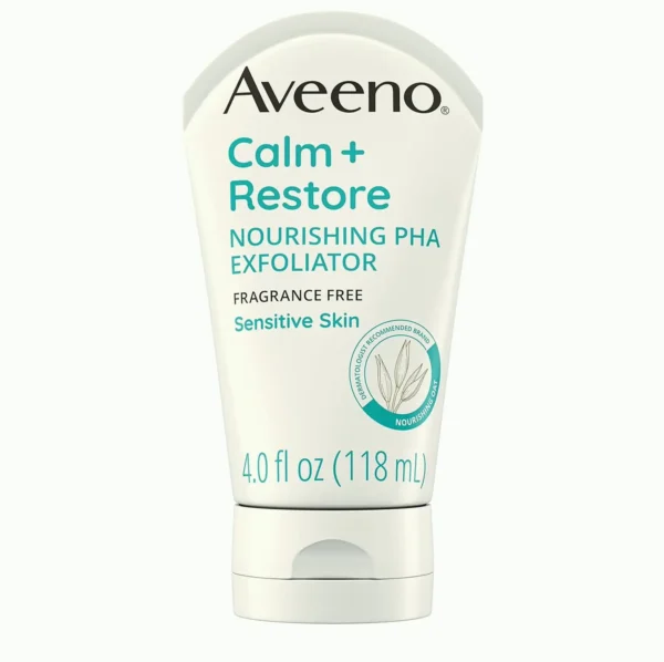 Aveeno Calm + Restore Nourishing Facial Scrub, 4 fl. Oz