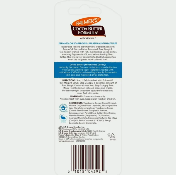 Palmer's Foot Balm for Rough Feet, 0.9oz Stick