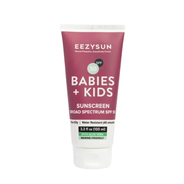 Kids Mineral SPF 50 Sunscreen Containing Aloe Vera