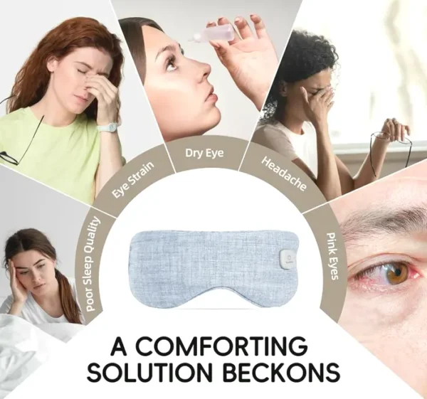 Advanced Heated Eye Cover – Wireless Warm Compress for Dry Eyes