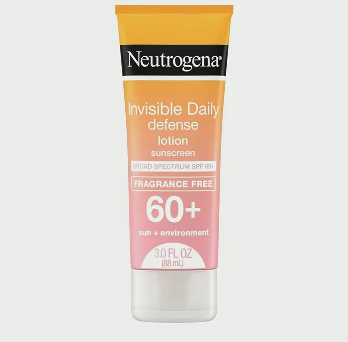 Neutrogena Invisible Sunscreen SPF 60+ Lotion, Oxybenzone-Free