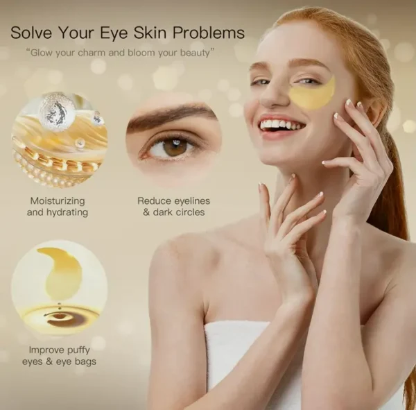 Gold Collagen Patches for Swollen Under-eyes & Dark Circles