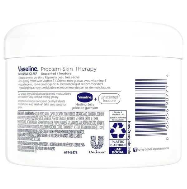 Vaseline Problem Dermis Treatment Fragrance-Free Cream 220 ml