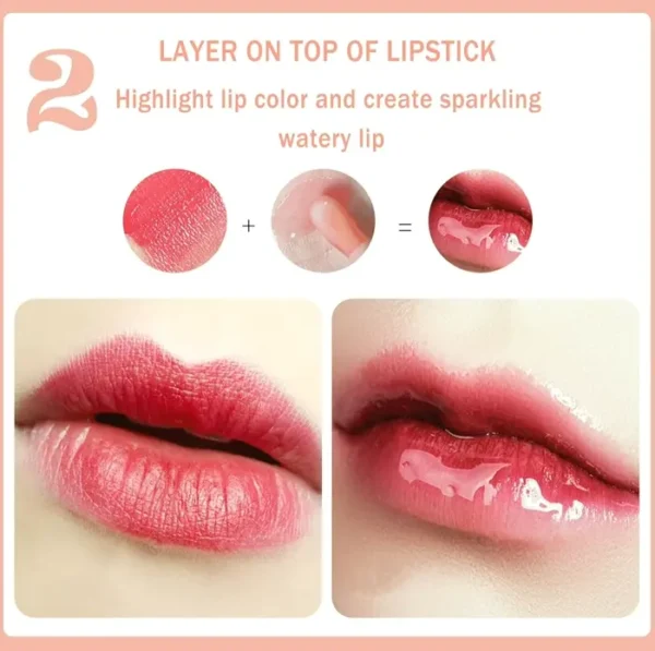 Moisturizing Colored Lip Oil Gloss, Nourishing Care