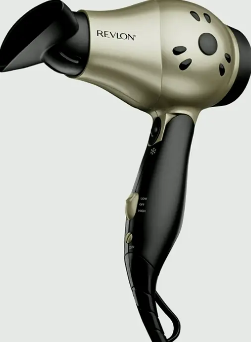 Revlon 1875-Watt Compact Foldable Grip Hair Dryer | Ideal for Travel