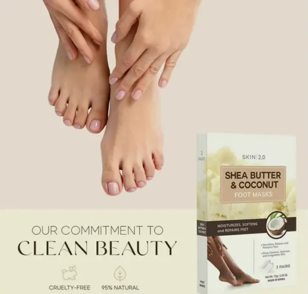 Butter Feet Masks: Hydrating Socks for Cracked Heels - 3 Pairs