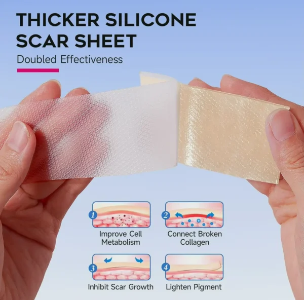 Enhanced Gel Scar Sheets, Professional Scar Tape Strip