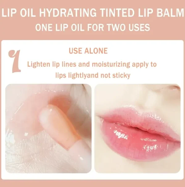 Moisturizing Colored Lip Oil Gloss, Nourishing Care