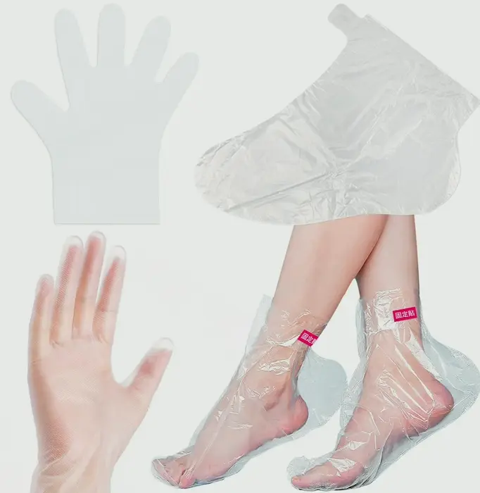 Paraffin Liners for Feet & Feet - 200pcs Thick Plastic