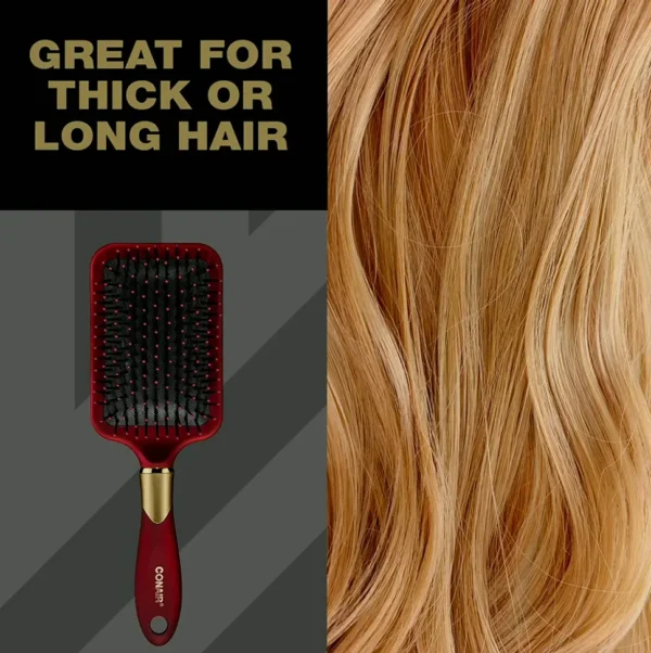 Velvet Hair: Untangling Paddle Comb for All Hair Textures