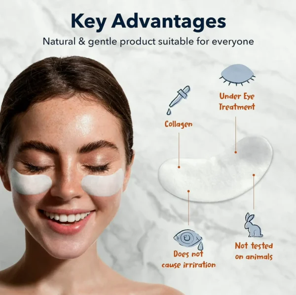 Pure-Derm Collagen Eye Pads - Eye Patches Bundle