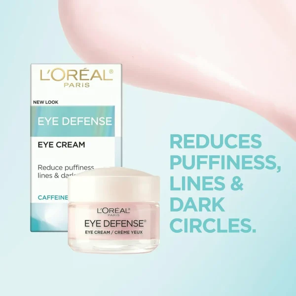 L'Oreal Eye Defense Cream with Caffeine & HA 0.5 oz