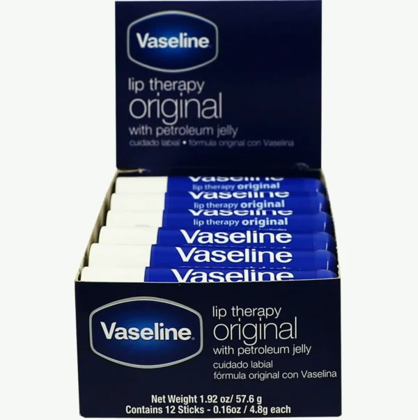 Vaseline Lip Original - 12-Pack Box