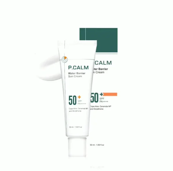 P.CALM Water Barrier Hydrating Sun Cream, Matte Finish, SPF 50+