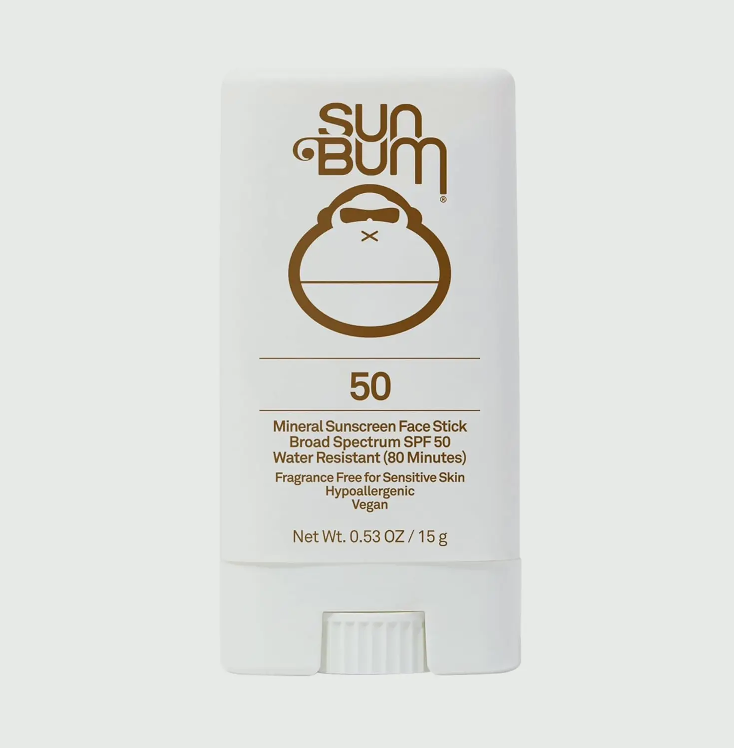 Mineral SPF 50 Face Sunblock, Plant-based, .45 oz